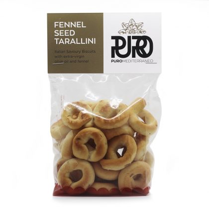 PURO Fennel Seed Tarallini savoury biscuits